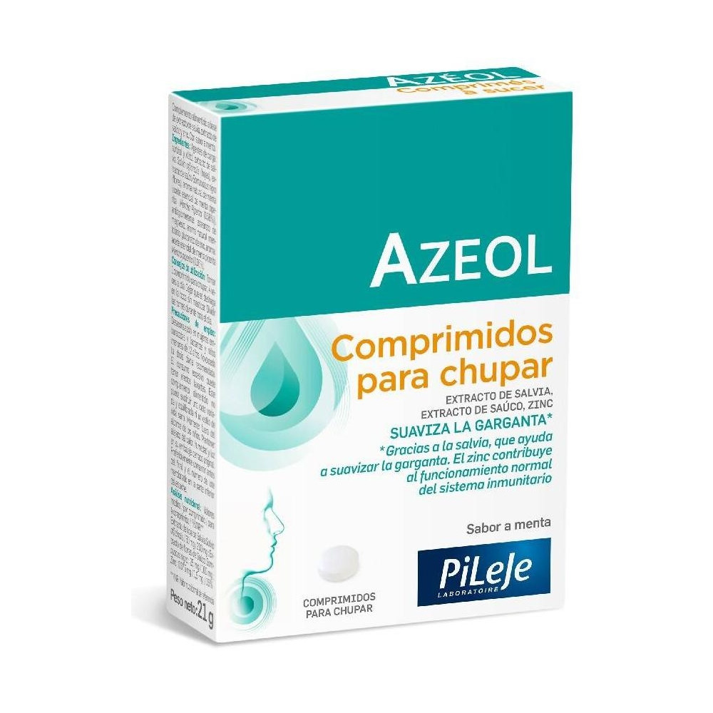 Pileje Azeol Garganta 30 Comprimidos