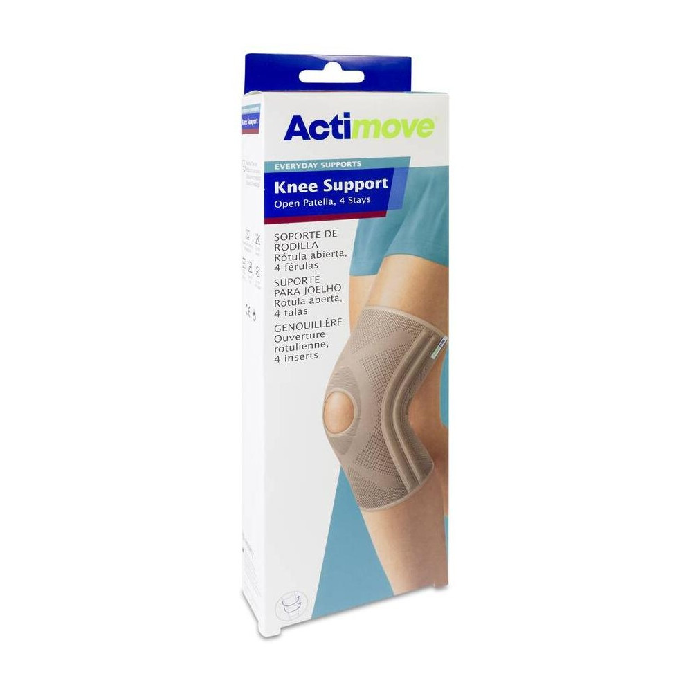 Actimove Rodillera Rótula Abierta Con 4 Flejes Talla M, 1 Unidad