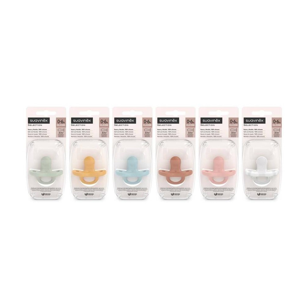 Suavinex Chupete Smoothie Todosilicona 0-6, 1 Unidad