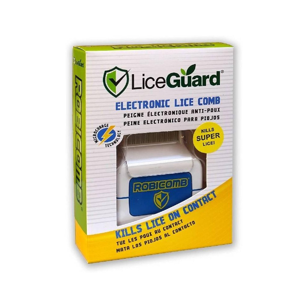 Lice Guard Robi Comb Peine Electrónico Para Piojos, 1 Unidad