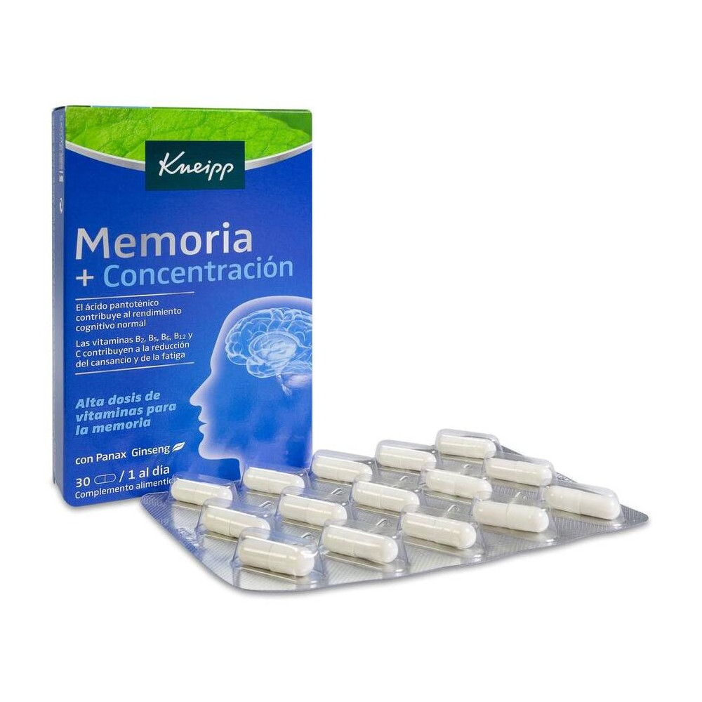 Hartmann Memoria Y Concentración 30 Cápsulas