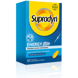 Supradyn Energy 50+, 30 Comprimidos Efervescentes