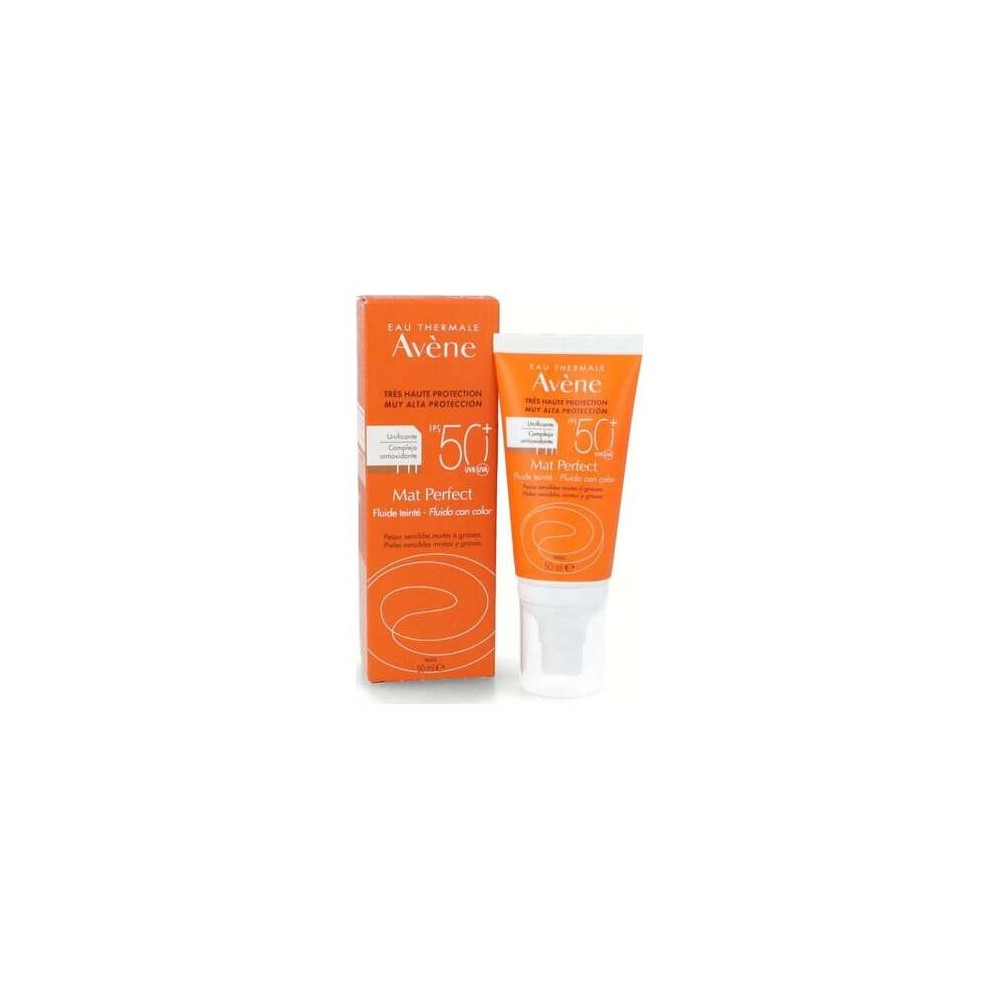 Avène Protector Solar Mat Perfect Fluido Spf50+ Con Color 50Ml