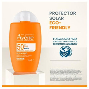 Solaire Haute Protection Ultra-Mat Fluido Spf50+ 50 Ml