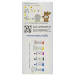 Aerochamber Plus Flow-Vu Cámara De Inhalación Infantil 1Ud