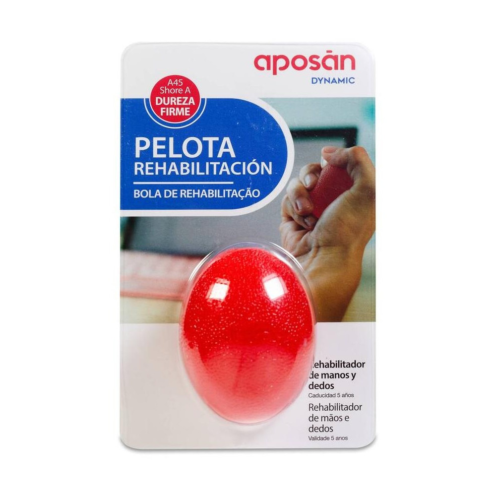 Aposán Dynamic Pelota Rehabilitación Dureza Firme, 1 Unidad