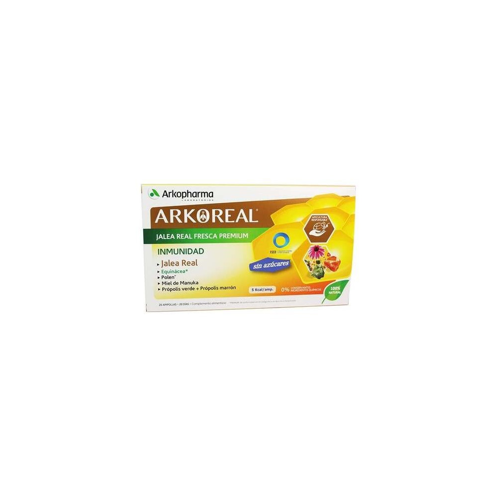 Arkopharma Arkoreal Inmunidad Equinácea Sin Azúcar 20 Ampollas