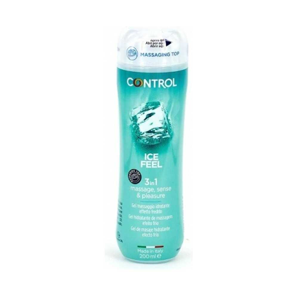 Control Ice Feel 3 En 1 Gel De Masaje Hidratante 200Ml