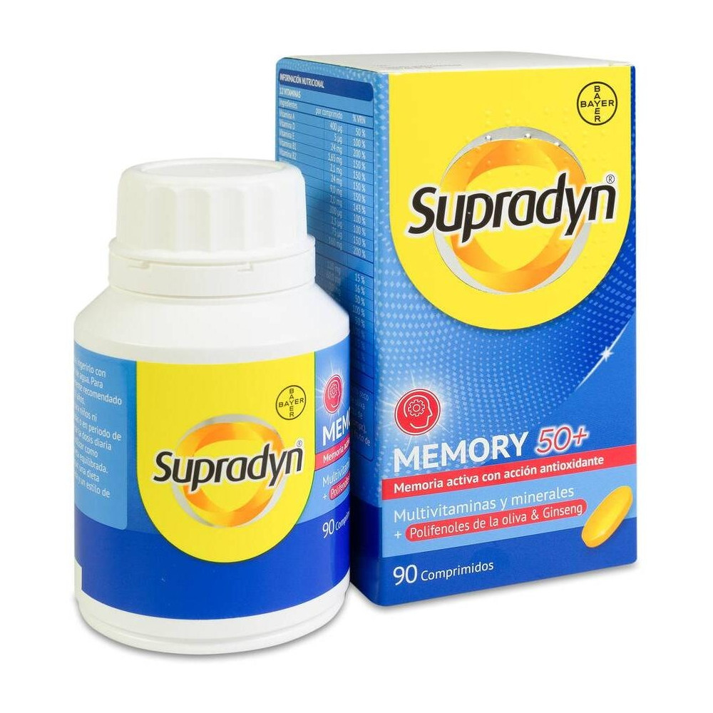 Bayer Supradyn Memory 50+, 90 Comprimidos