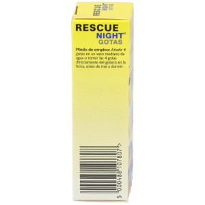Bach Original Flower Remedy Gotas Naturales Para Relajarse Y Dormir Rescue Night 20Ml