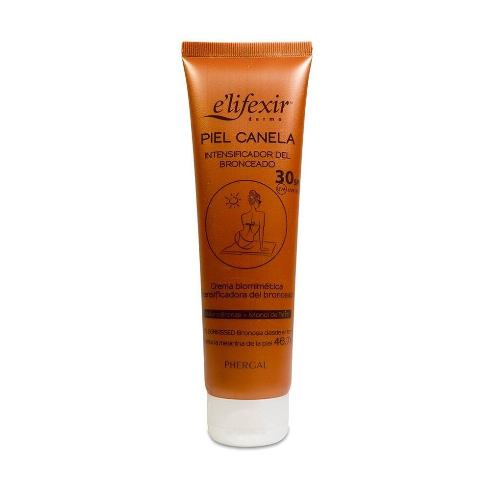 E'Lifexir Dermo Piel Canela Intensificador Bronceado Spf 30, 150 Ml