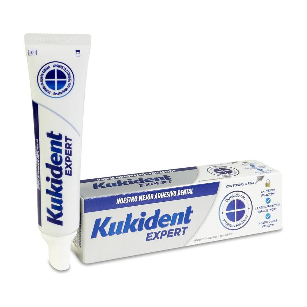 Kukident Expert Adhesivo Para Prótesis Dental, 40 G
