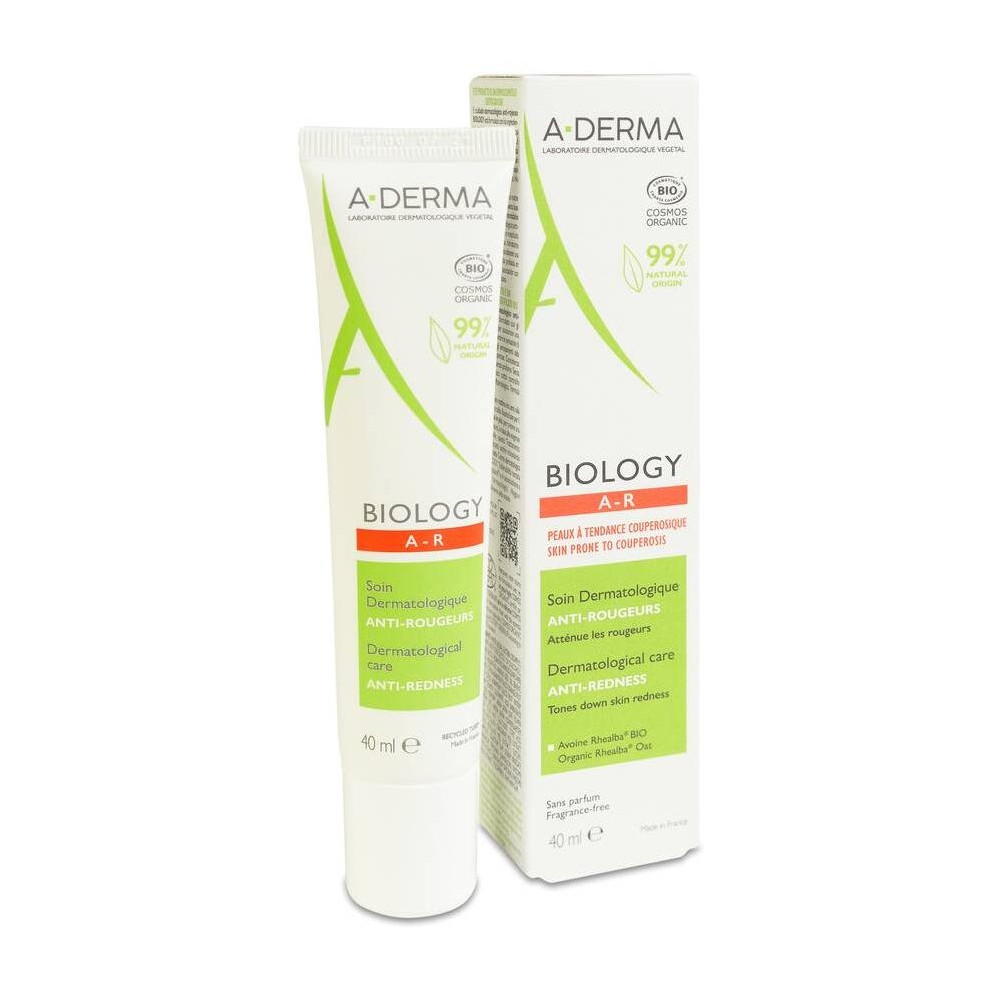 A-Derma Biology Cuidado Dermatológico Anti-Rojeces, 40 Ml
