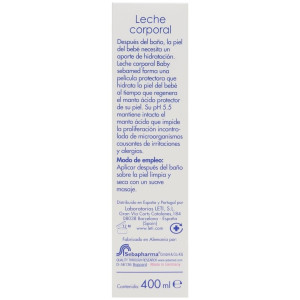 Sebamed Baby Leche Corporal Dosif 400 Ml