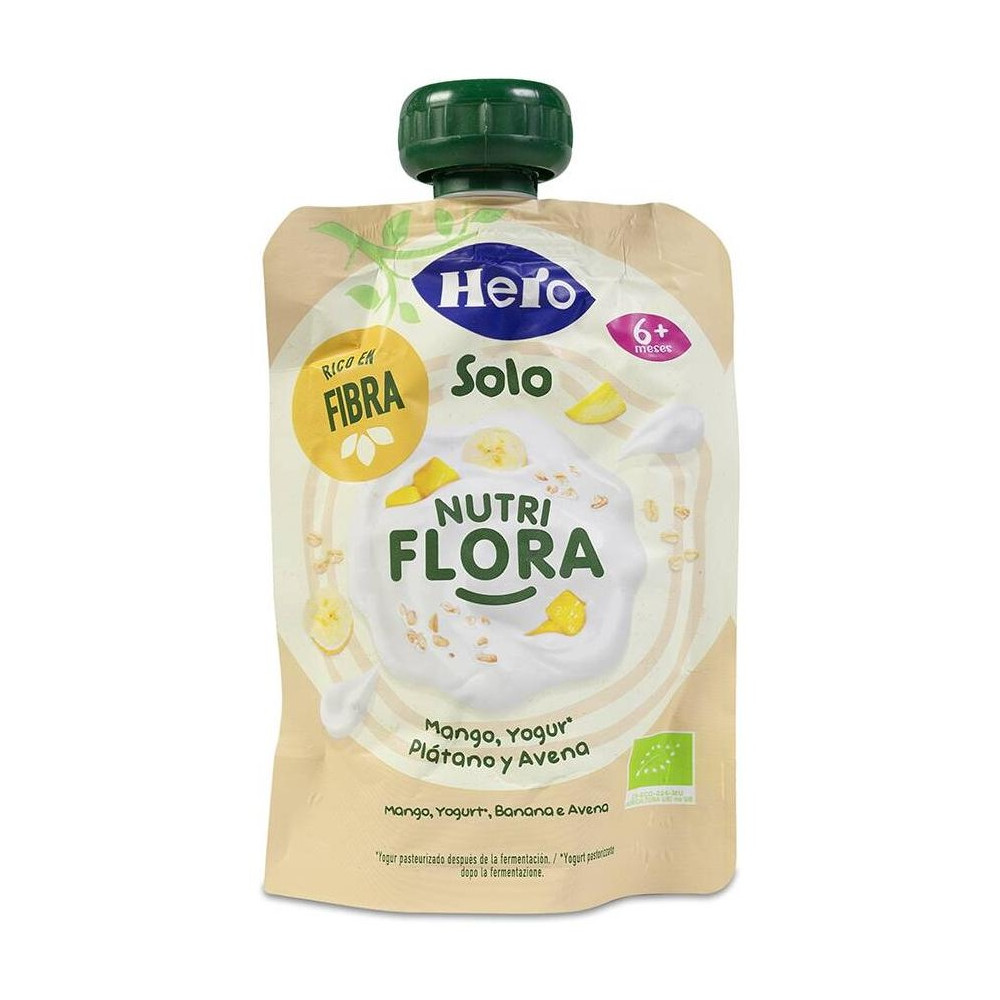 Hero Baby Solo Bolsita Sabor Mango, Plátano Y Yogur, 100 G
