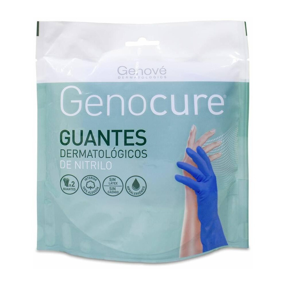 Genocure Guantes Dermatológicos Nitrilo T-S/6 2Uni