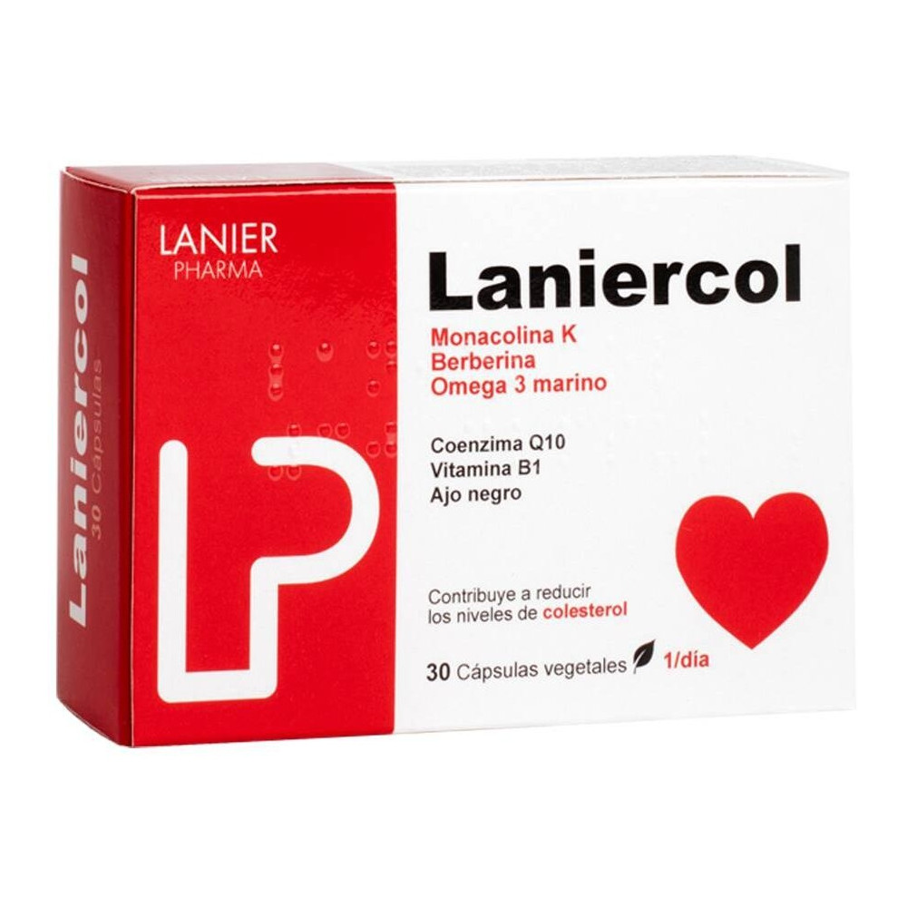 Lanier Pharma Laniercol Para Mantener Los Niveles De Colesterol En 30 Cápsulas