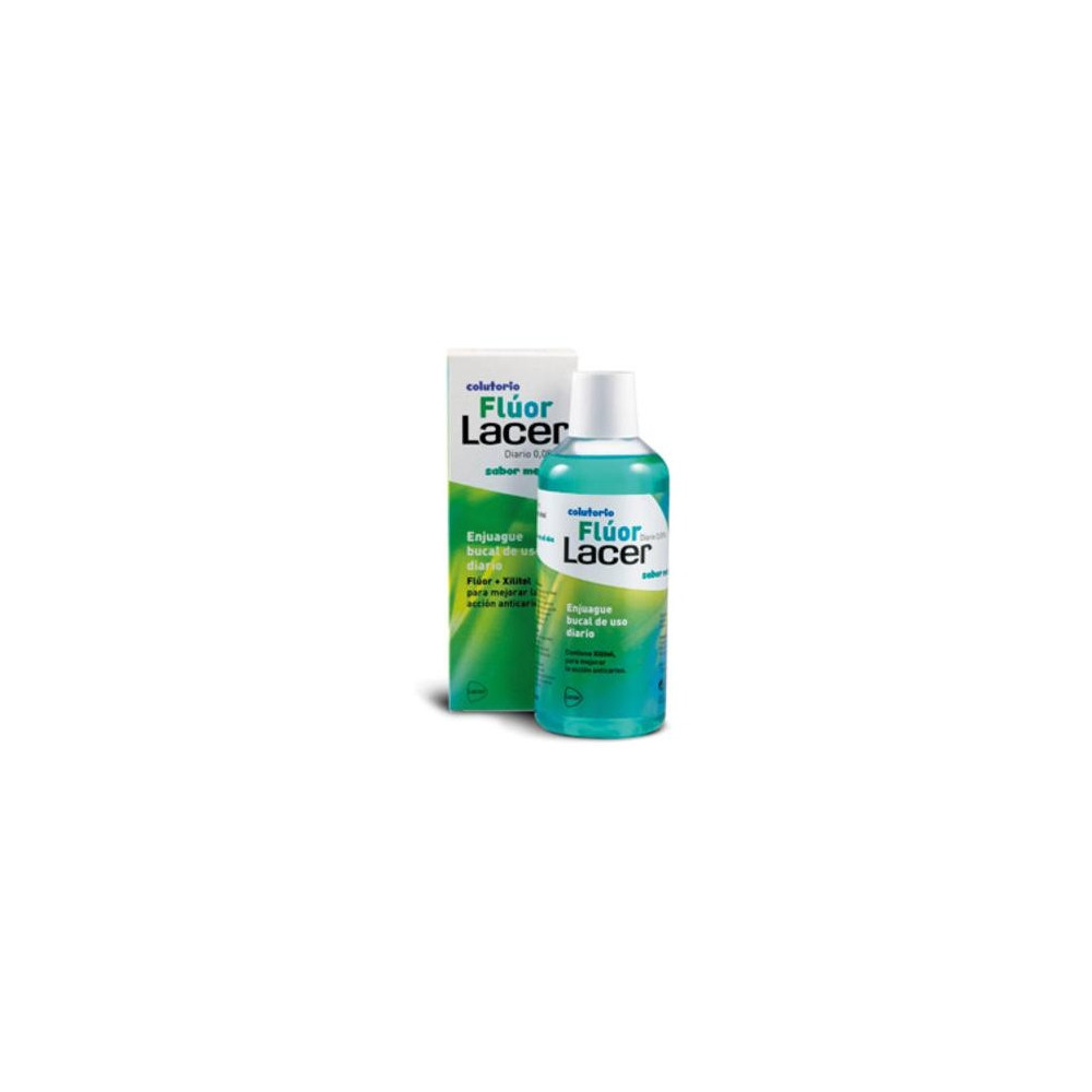 Lacer Colutorio Fluor Diario 0,05% Menta, 500 Ml