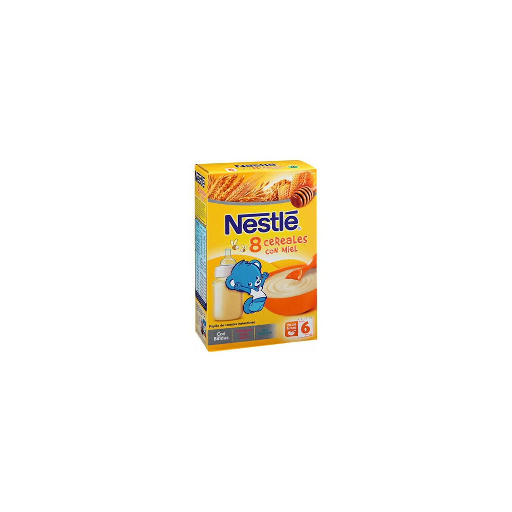 Nestlé Papilla 8 Cereales Con Miel, 600 G