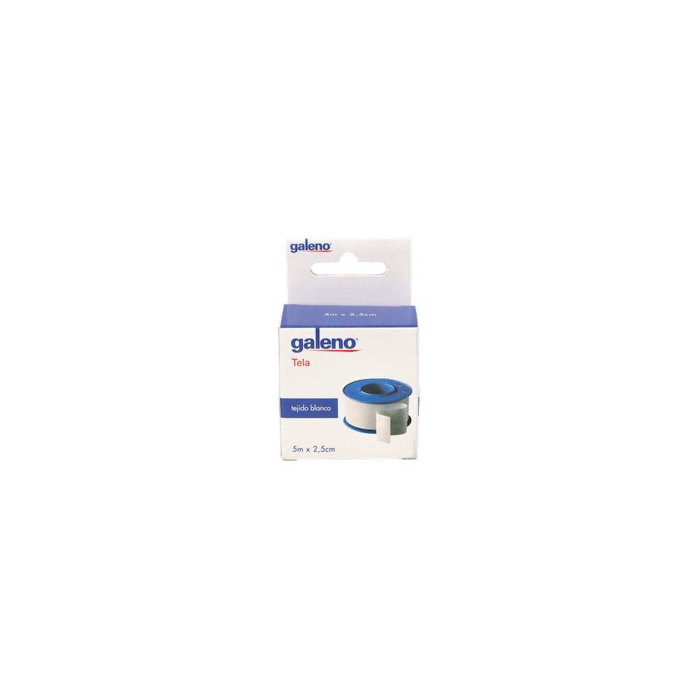Galeno Esparadrapo Tejido Blanco 5 M X 2,5 Cm, 1 Ud