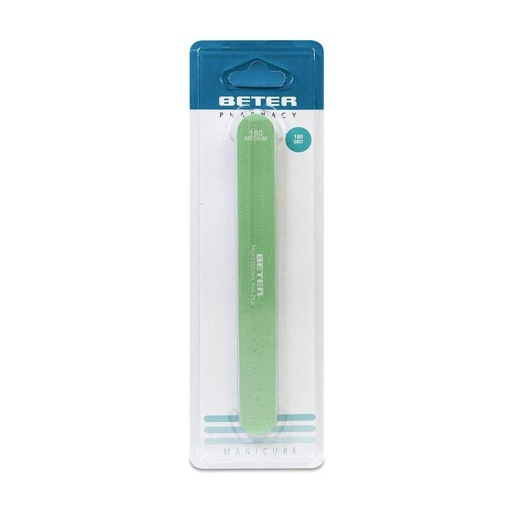 Beter Lima De Uñas De Fibra De Vidrio 180 Medium, 1 Unidad