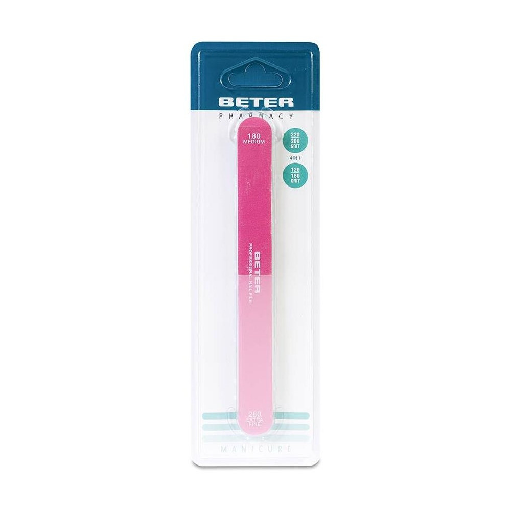 Beter Lima De Uñas Fibra Vidrio 4 Caras 17_5Cm 1Ud