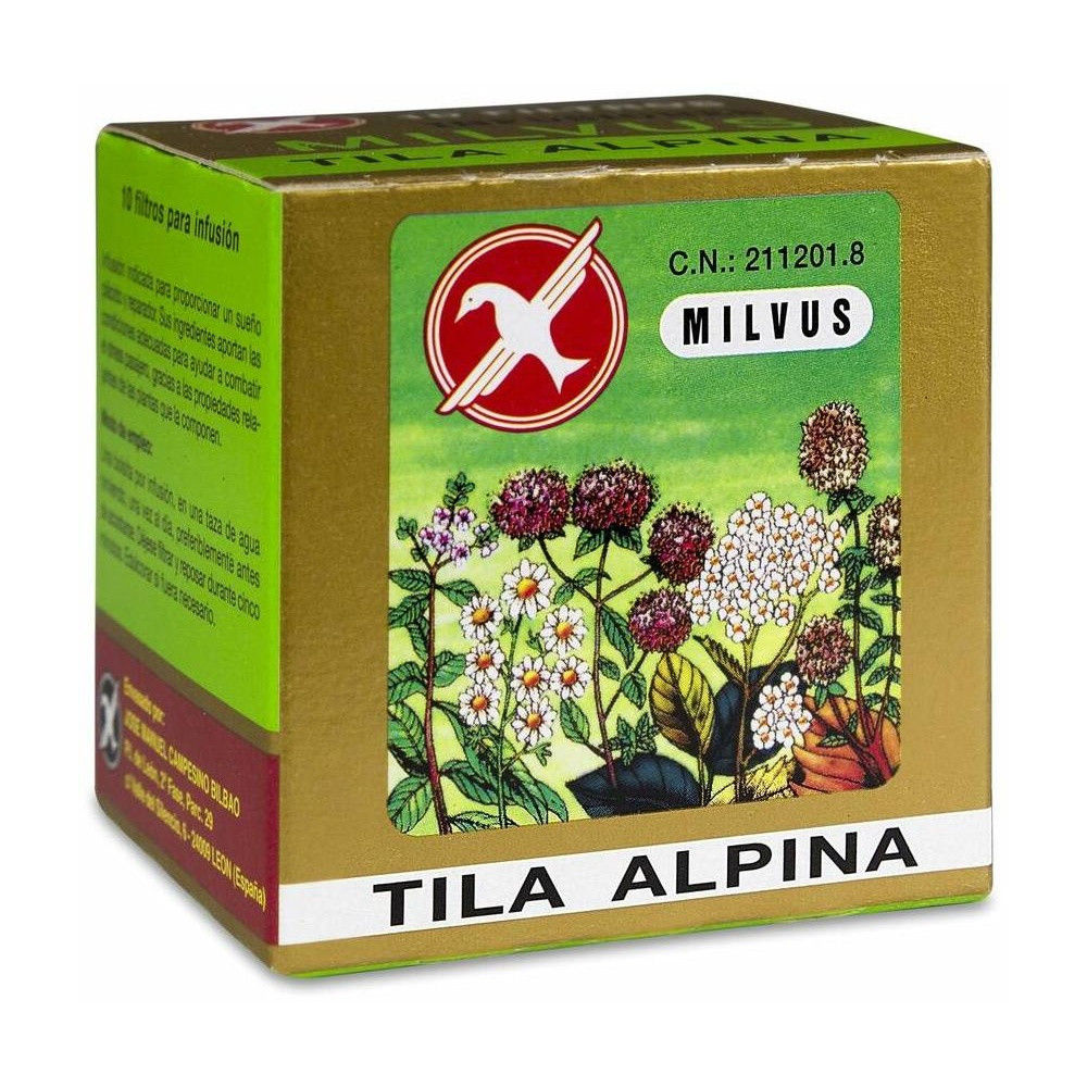Milvus Tila Alpina, 10 Filtros, 10 Sobres