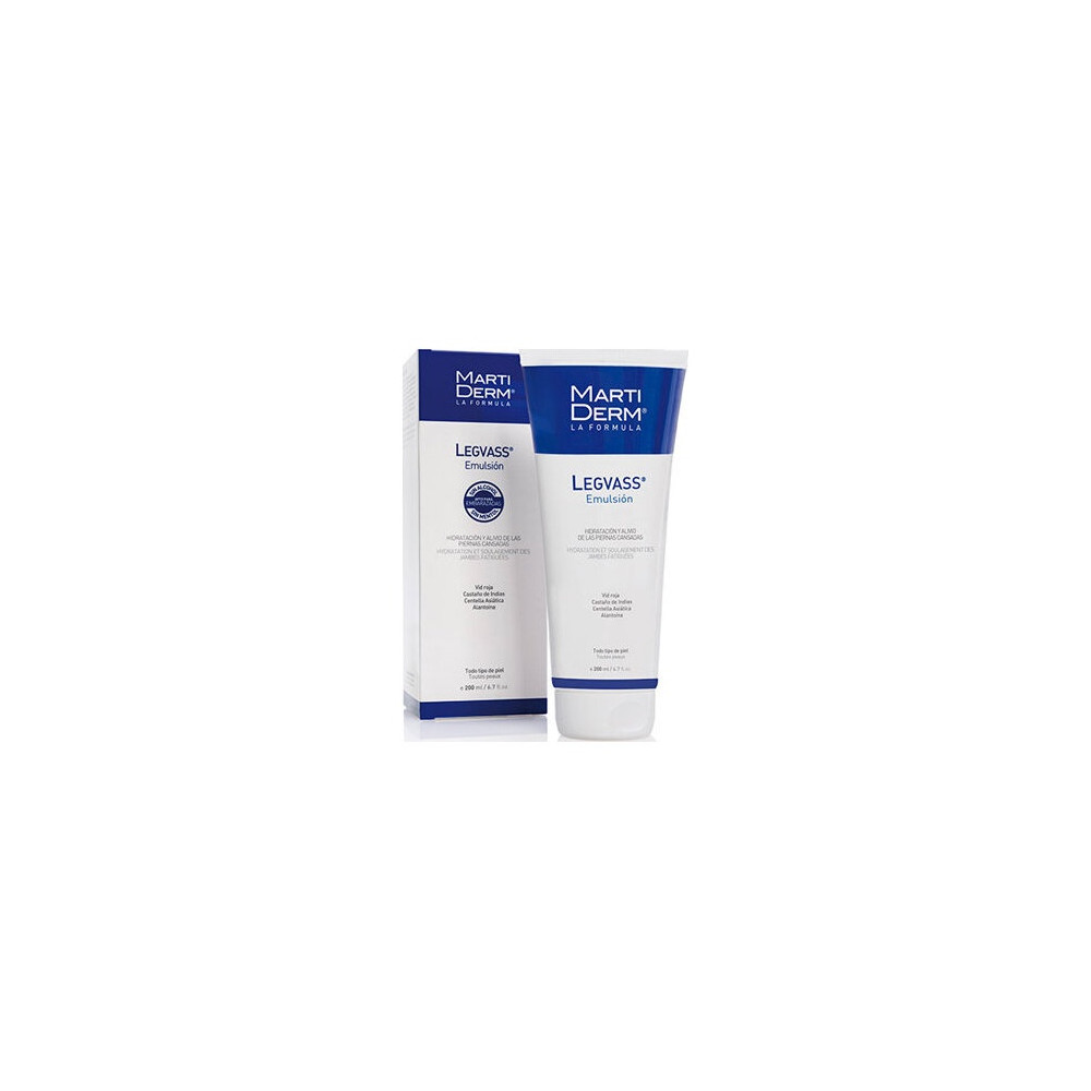 Martiderm Legvass Emulsión Hidratación Y Alivio De Piernas Cansadas, 200 Ml