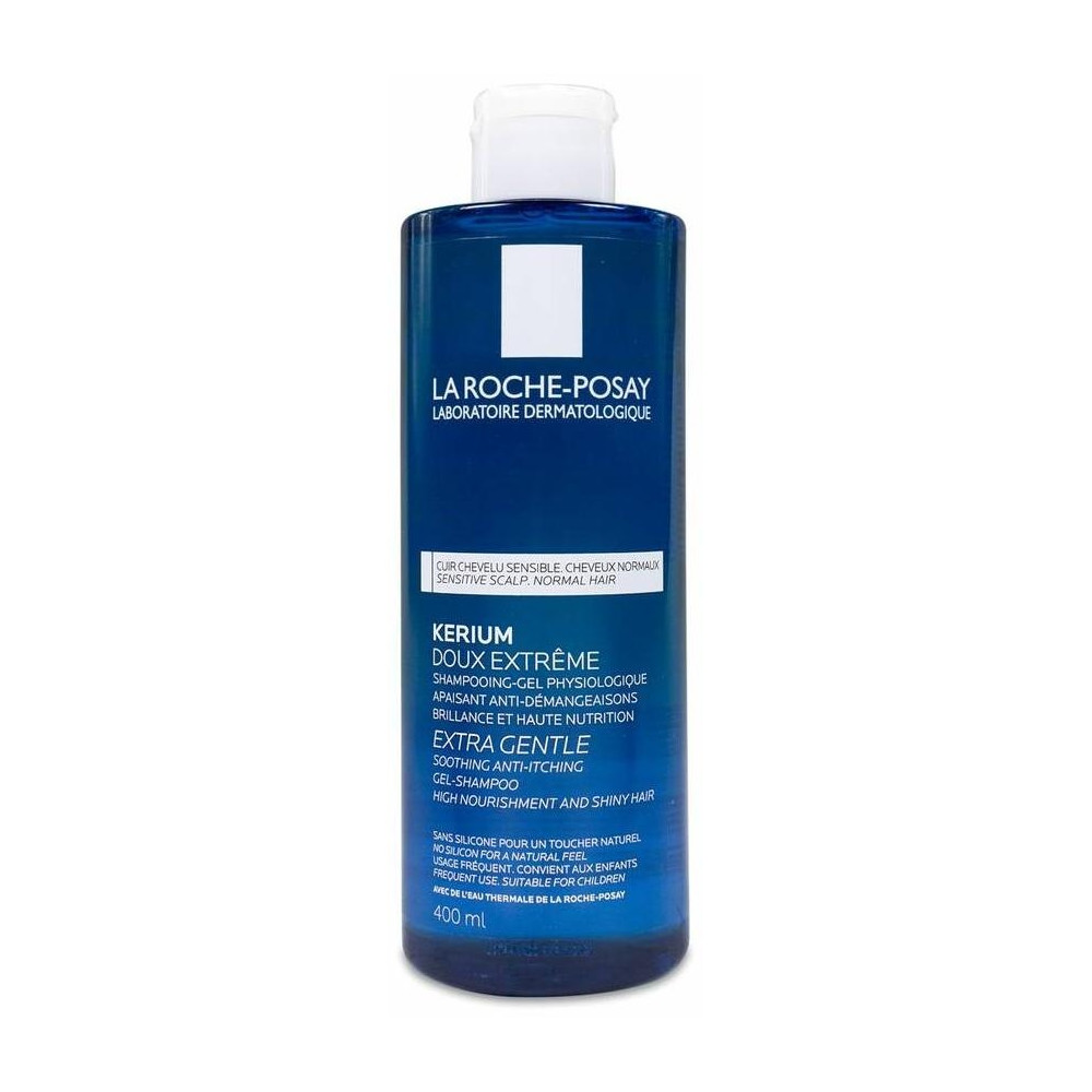 La Roche-Posay Kerium Champú Uso Frecuente Suavidad Extrema, 400 Ml