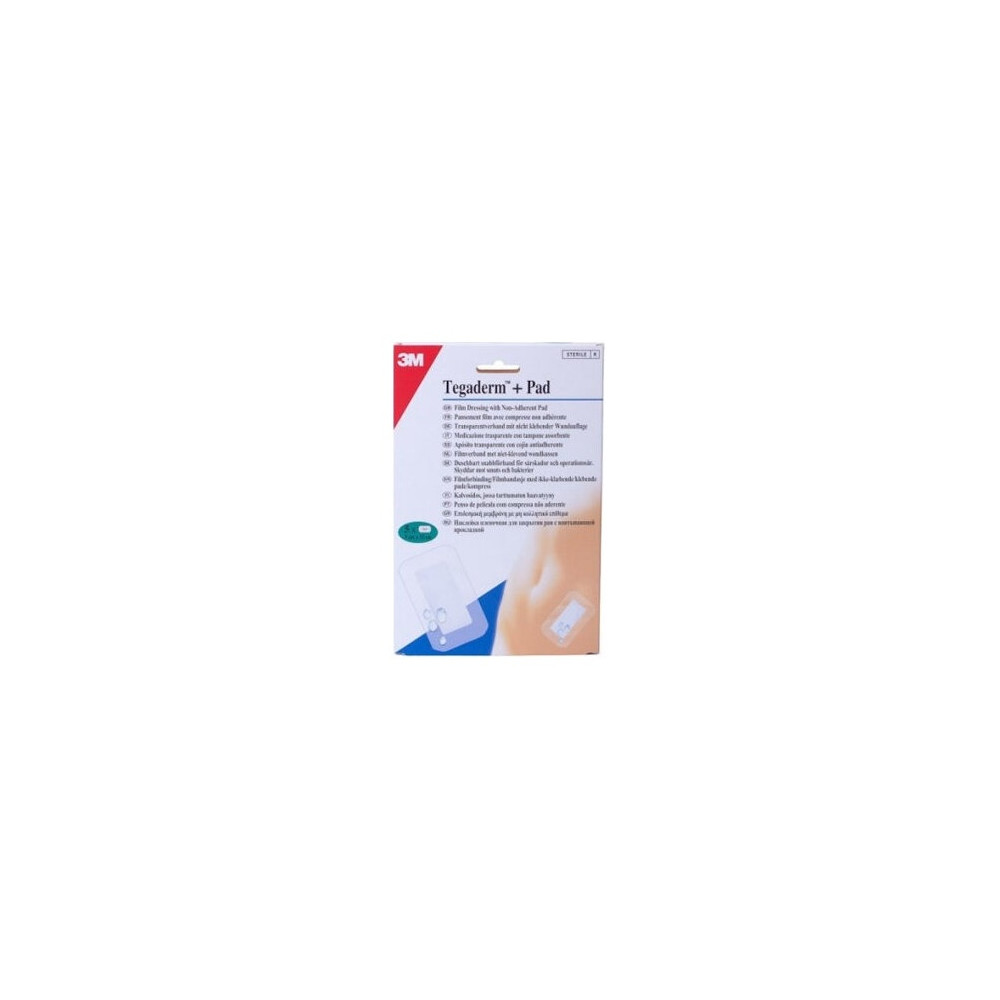 Tegaderm + Pad Apósito Transparente 9X15Cm 5Uds