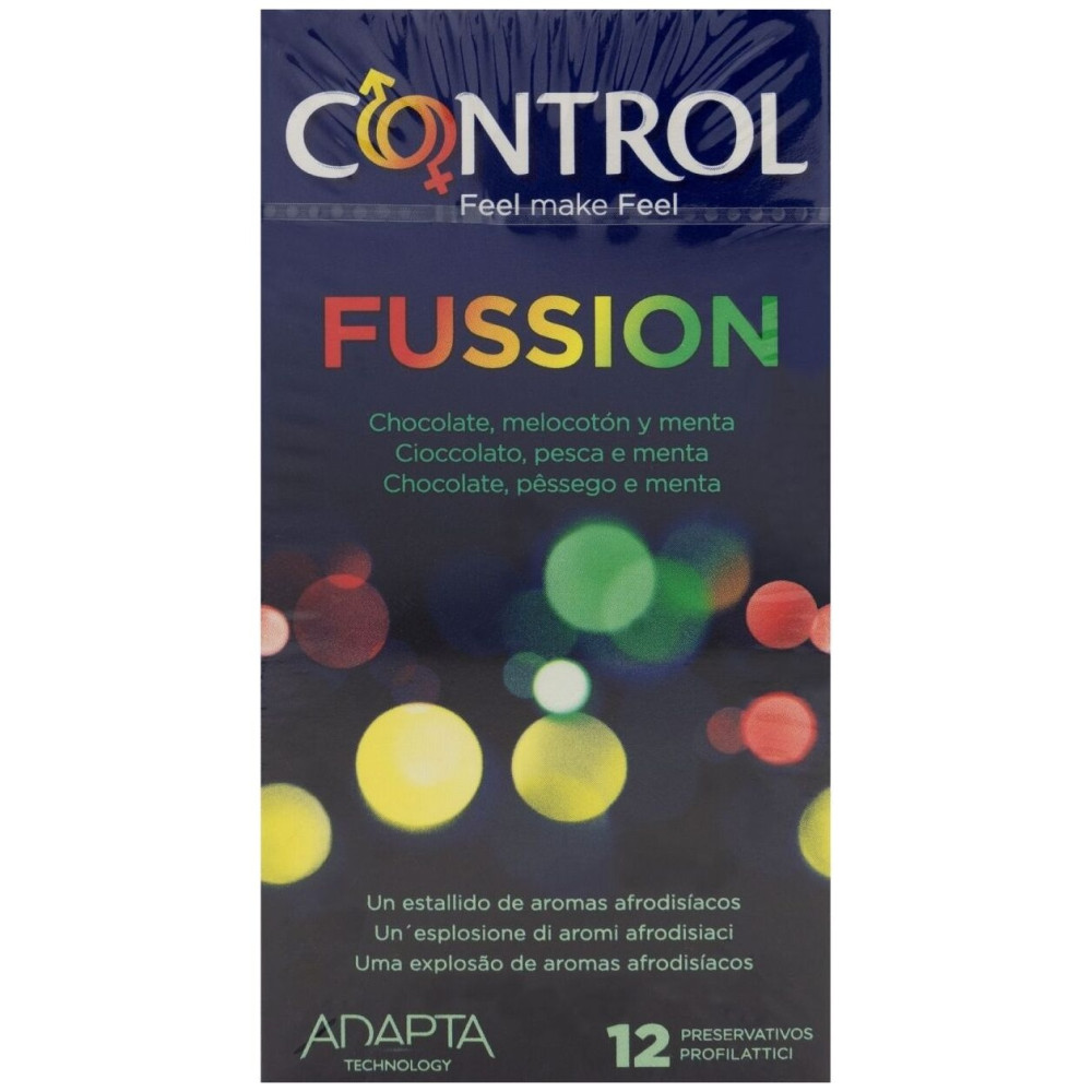 Control Fussion Chocolate, Melocotón Y Menta, 12 Ud