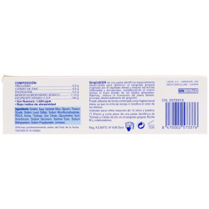 Lacer Gingilacer Encías Delicadas Pasta Dentífrica 75Ml