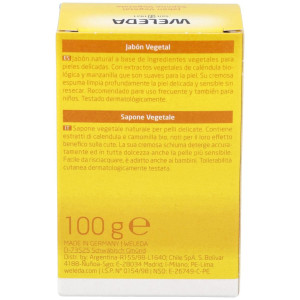 Weleda Jabón Vegetal De Caléndula, 100 G
