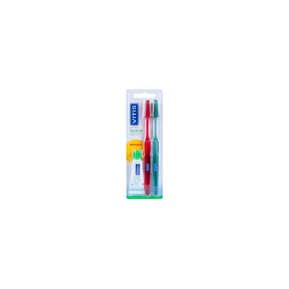 Pack Vitis Cepillo Suave + Pasta Dentífrica, 1 Ud