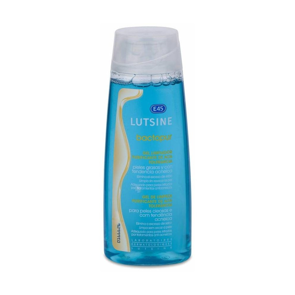 Lutsine Bactopur Gel Limpieza Piel Grasa, 200 Ml