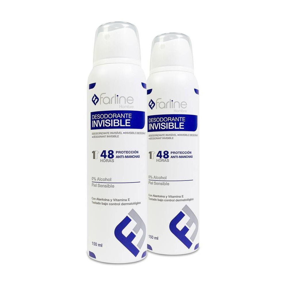 Duplo Farline Desodorante Para Hombre En Spray, 2 X 150 Ml