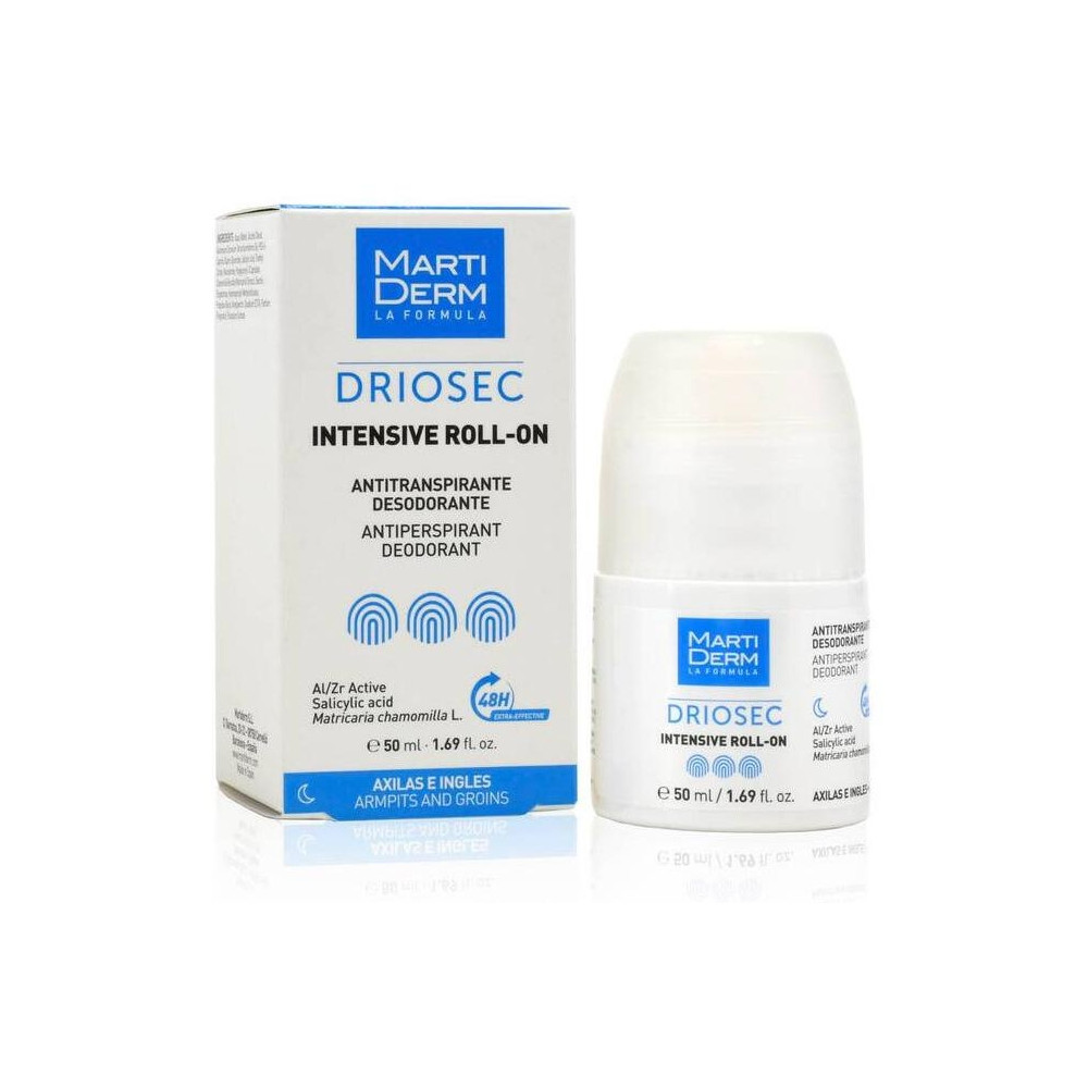 Martiderm Driosec Desodorante Roll-On Axilas O Ingles, 50 Ml