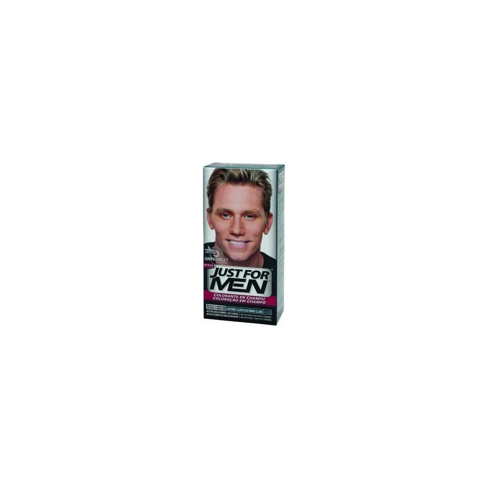 Just For Men Champú Colorante Castaño Claro, 1 Ud