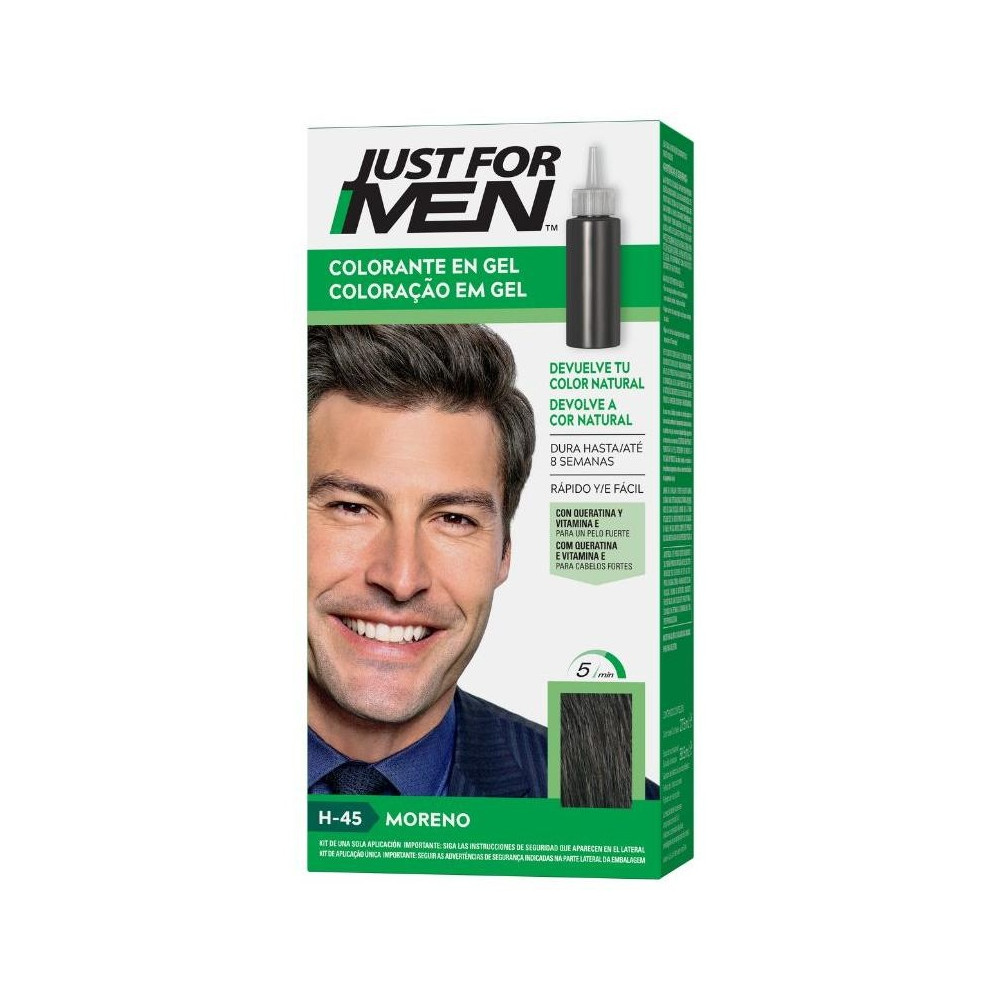 Just For Men Champú Colorante 30 Cc Moreno, 1 Ud