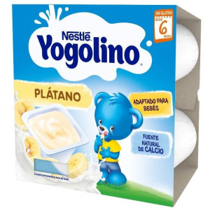 Yogolino Platano 4 Tarrinas...