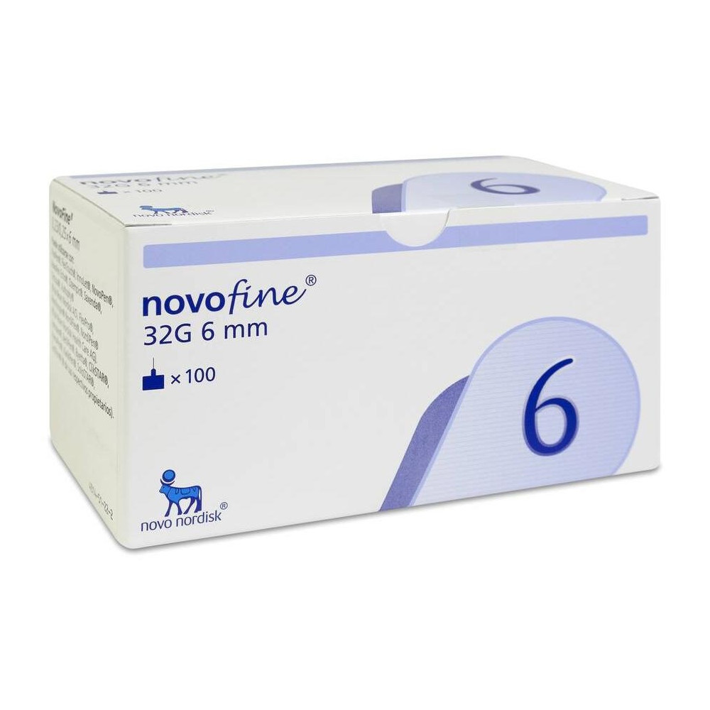 Novo Nordisk Novofine, 32 G 6 Mm 100 Unidades