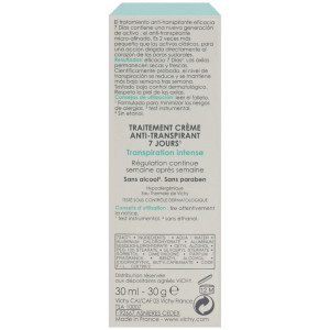 Vichy Tratamiento Antitranspirante 7 Días En Crema 30Ml