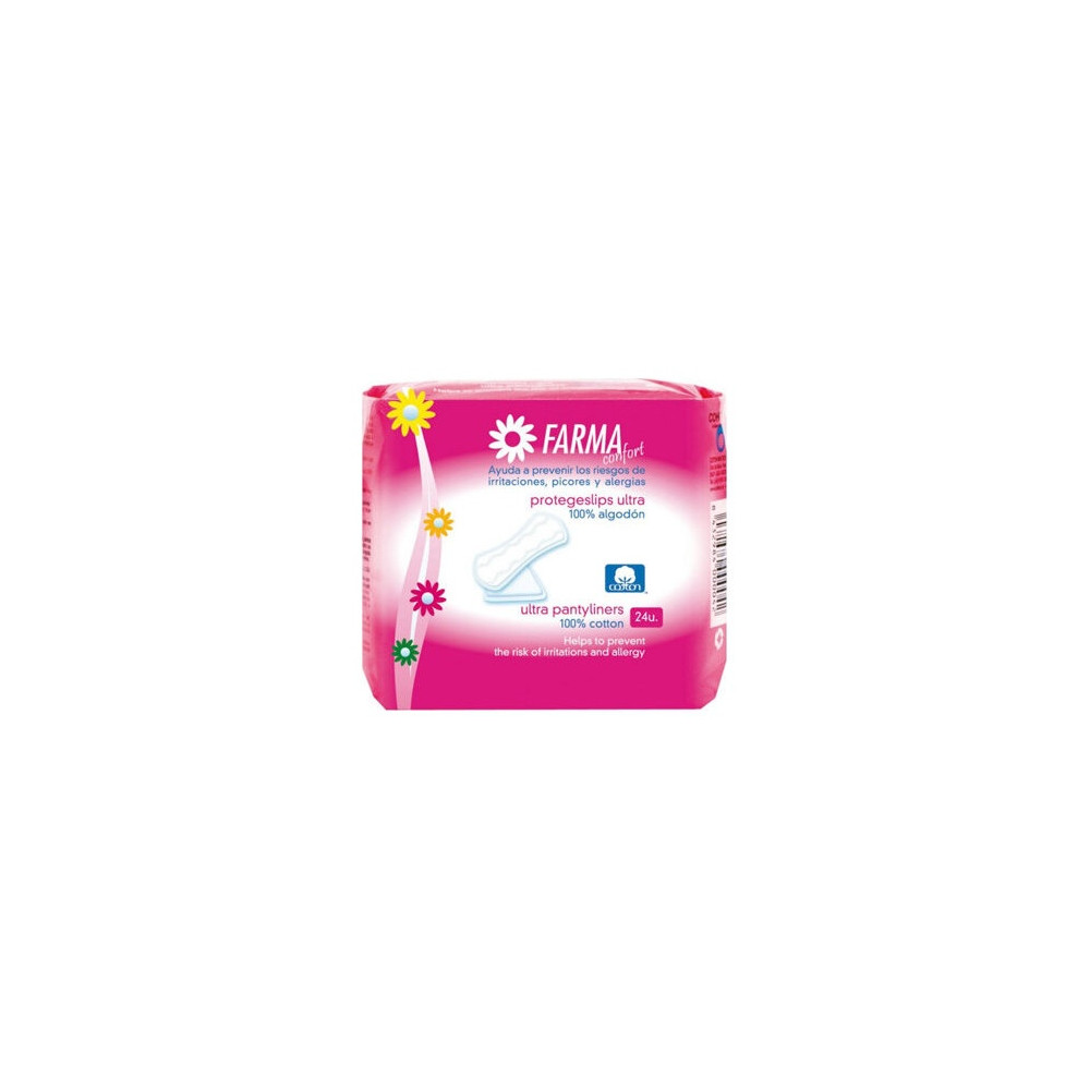 Farmaconfort Protegeslip Ultrafino 100% Algodón 24Uds