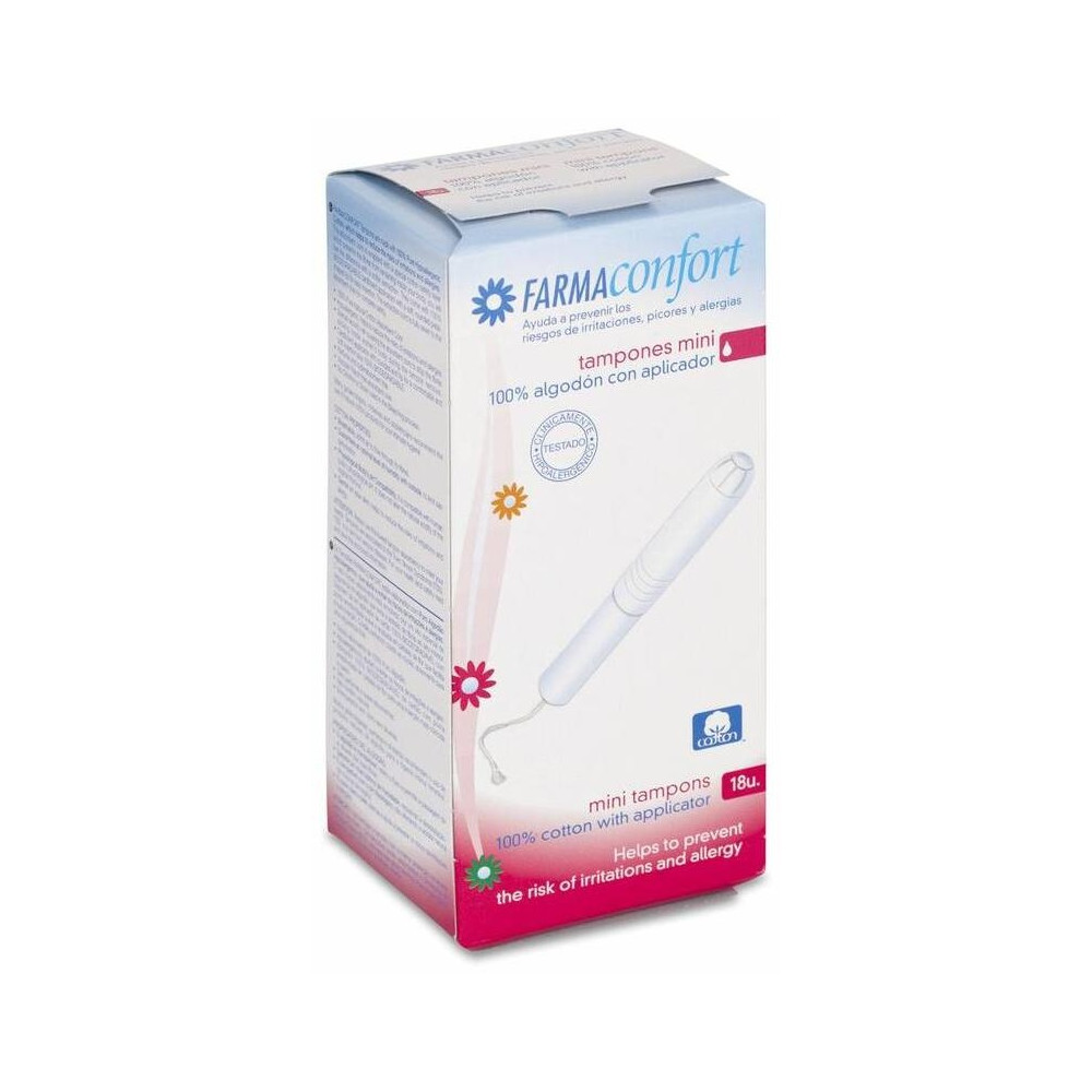 Farmaconfort Tampón Mini Con Aplicador, 18 Uds