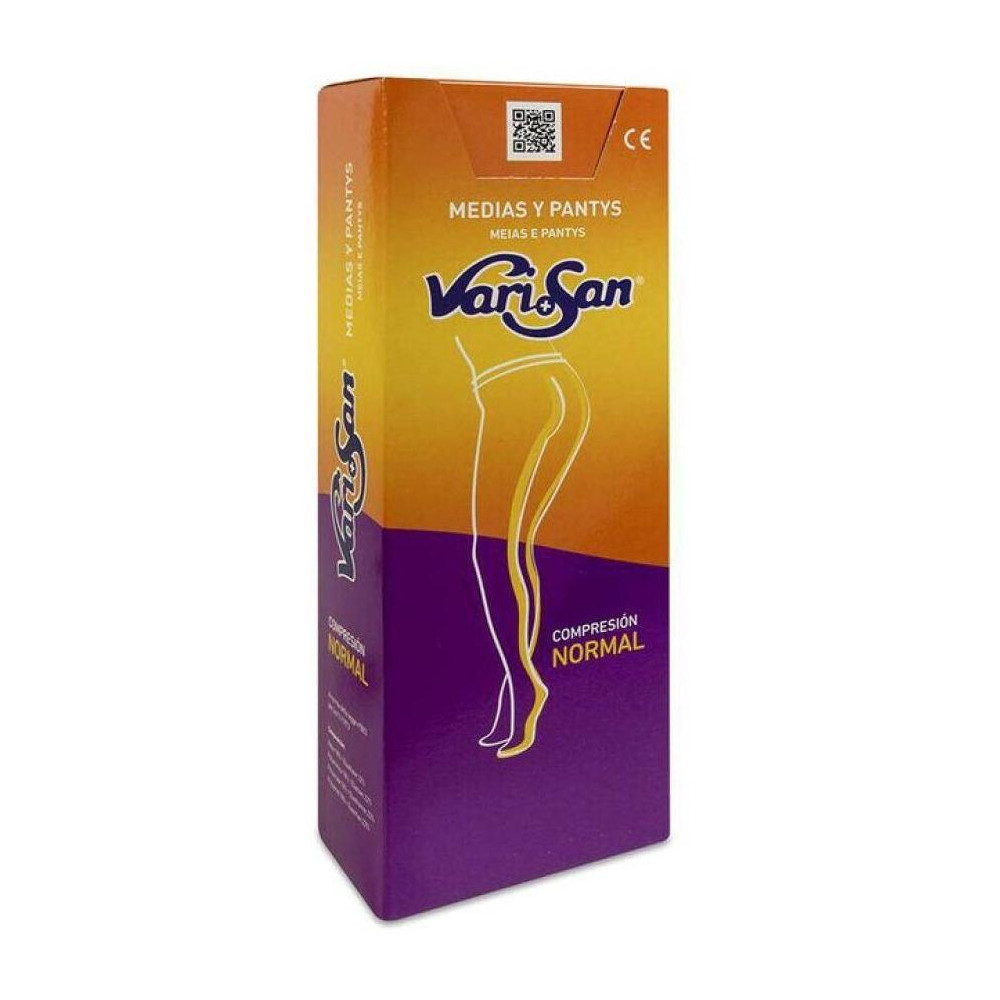 Varisan Media Larga Beige Compresión Normal Talla 3, 1 Ud
