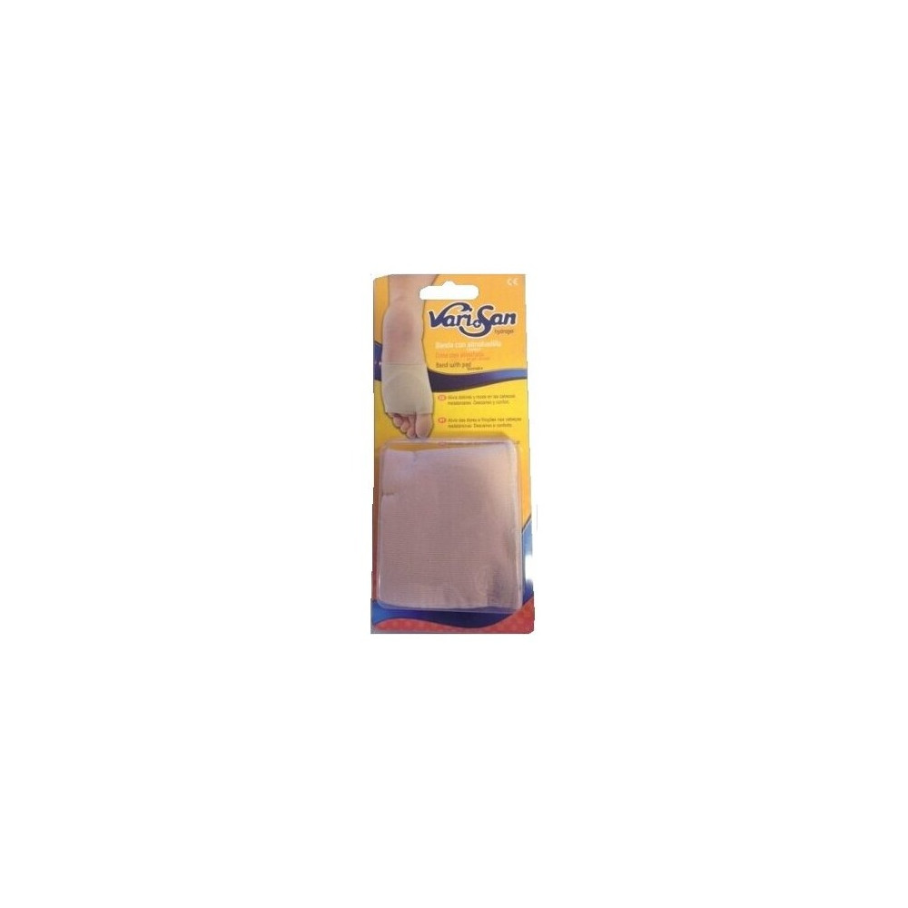 Varisan Banda Con Almohadilla Metatarsal Protección Plantar Talla Grande, 2 Uds