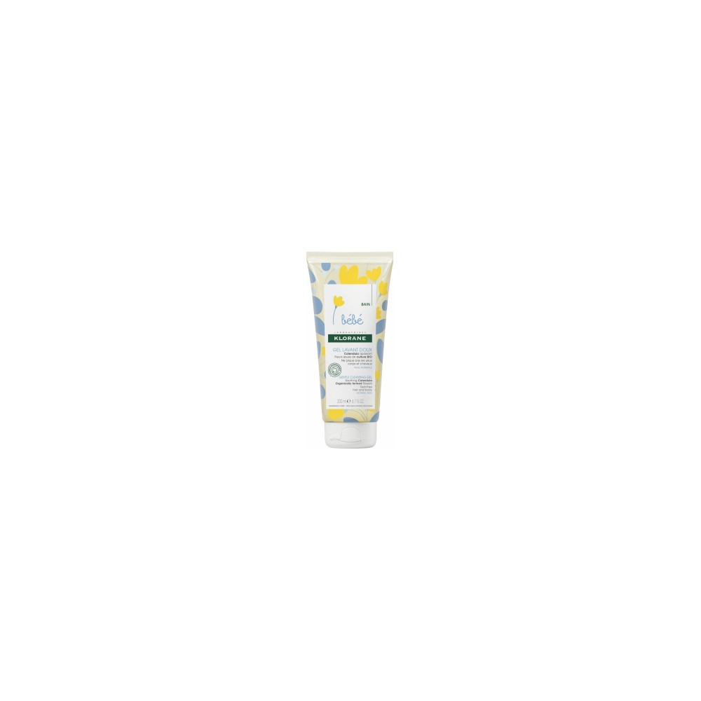 Klorane Bebé Caléndula Gel Limpiador, 200 Ml