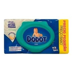 Dodot Azul Toallitas Humedas Bebé 64Uds