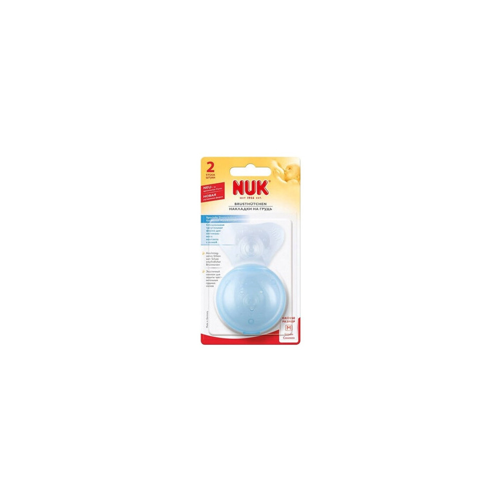 Pezonera Nuk Redonda Silicona 2 Und.
