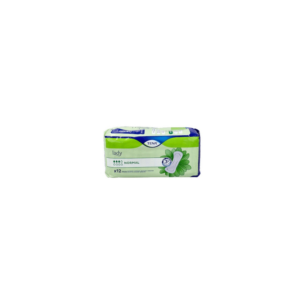 Tena Lady Absorbente Incontinencia Orina Ligera Normal, 12 Uds